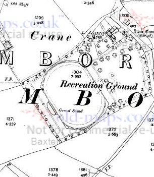 Camborne - Recreation Ground : Map credit Old-Maps.co.uk historic maps